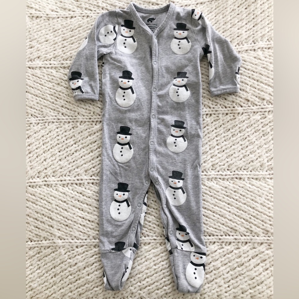 Monica + Andy Snowman Pajamas